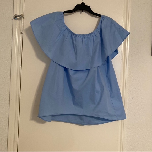Michael Kors offshoulder ruffled peasant top - Picture 4 of 4